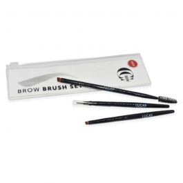 Brow brush set LUCAS 3 pcs